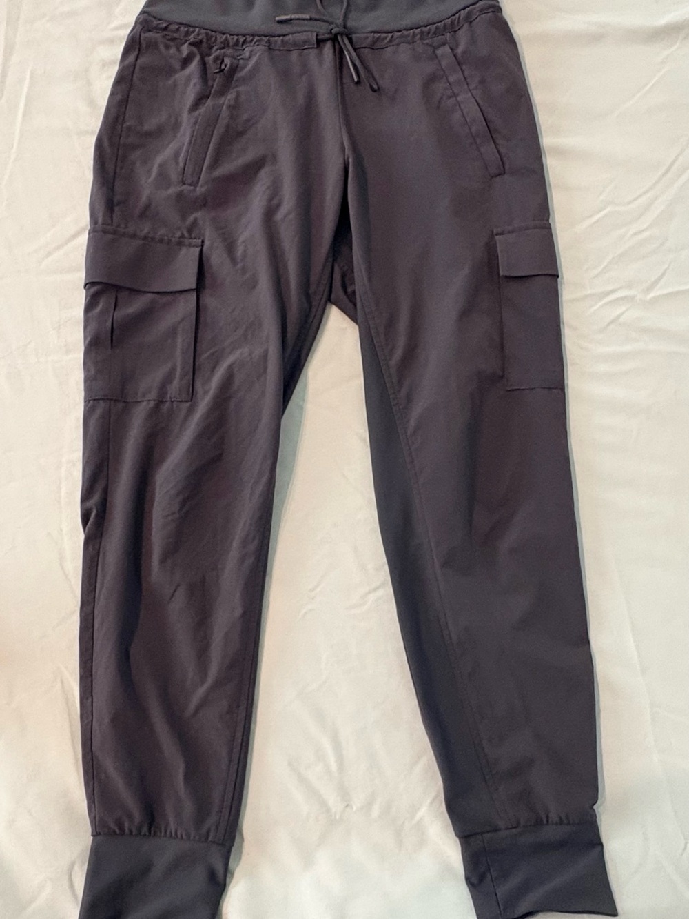 Athleta Dark Gray Cargo Jogger Pants